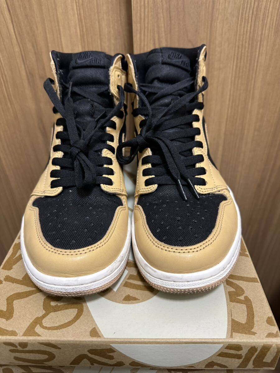 27.5cm Nike Air Jordan 1 Retro High OG Vachetta Tanナイキ エアジョーダン1 レトロ ハイ OG バケッタ タン_画像2