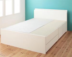  customer construction made in Japan _ shelves * outlet attaching _ high capacity chest bed Auxiliuma comb rim bed frame only natural 
