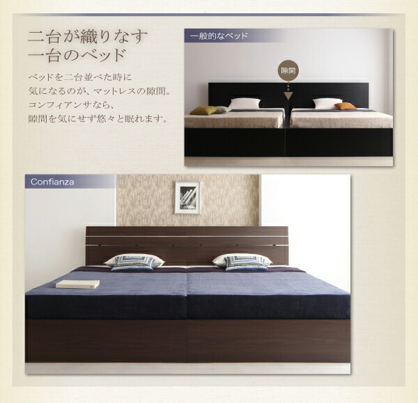  family ..... hotel manner modern design bed Confianza Comfi Anne sa bed frame only semi-double dark brown 