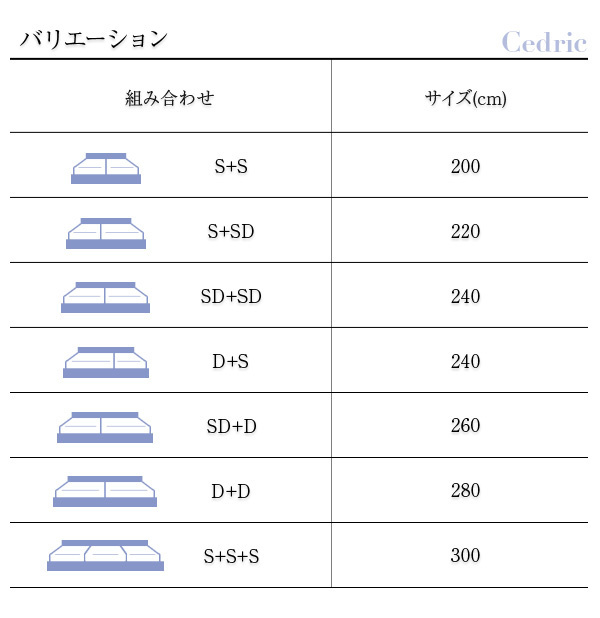 組立設置付 棚・コンセント・収納付き大型モダンデザインベッド Cedric セドリック ベッドフレームのみ ナチュラル_画像8