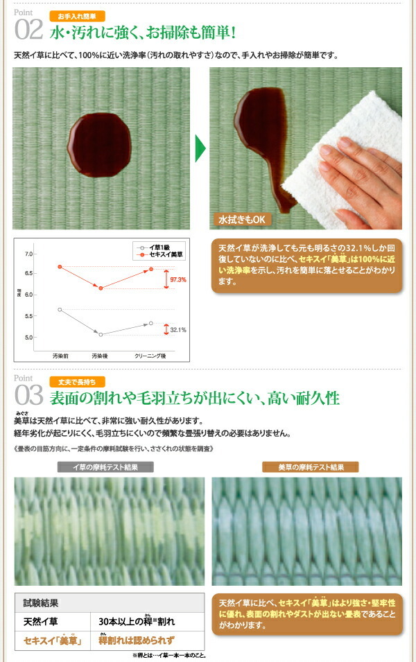  construction installation attaching beautiful .* made in Japan _ high capacity tatami tip-up bed Komerokomero semi-double depth Large white green 