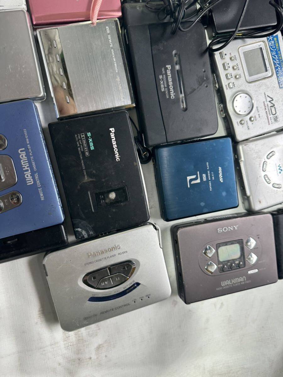  portable MD player MD Walkman 22 pcs set sale cassette 
