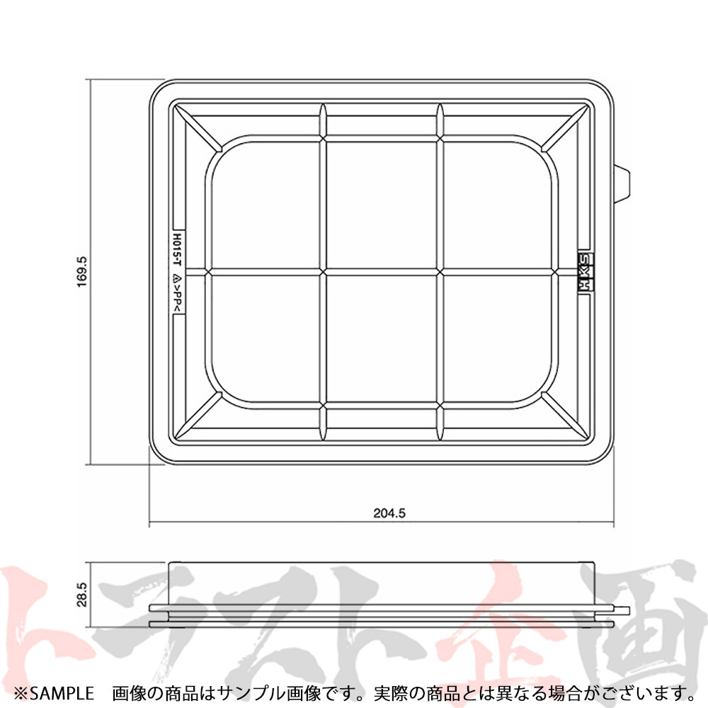 HKS スーパーエアフィルター N-ONE JG1 S07A(TURBO) 70017-AH115 トラスト企画 ホンダ (213182368_画像2