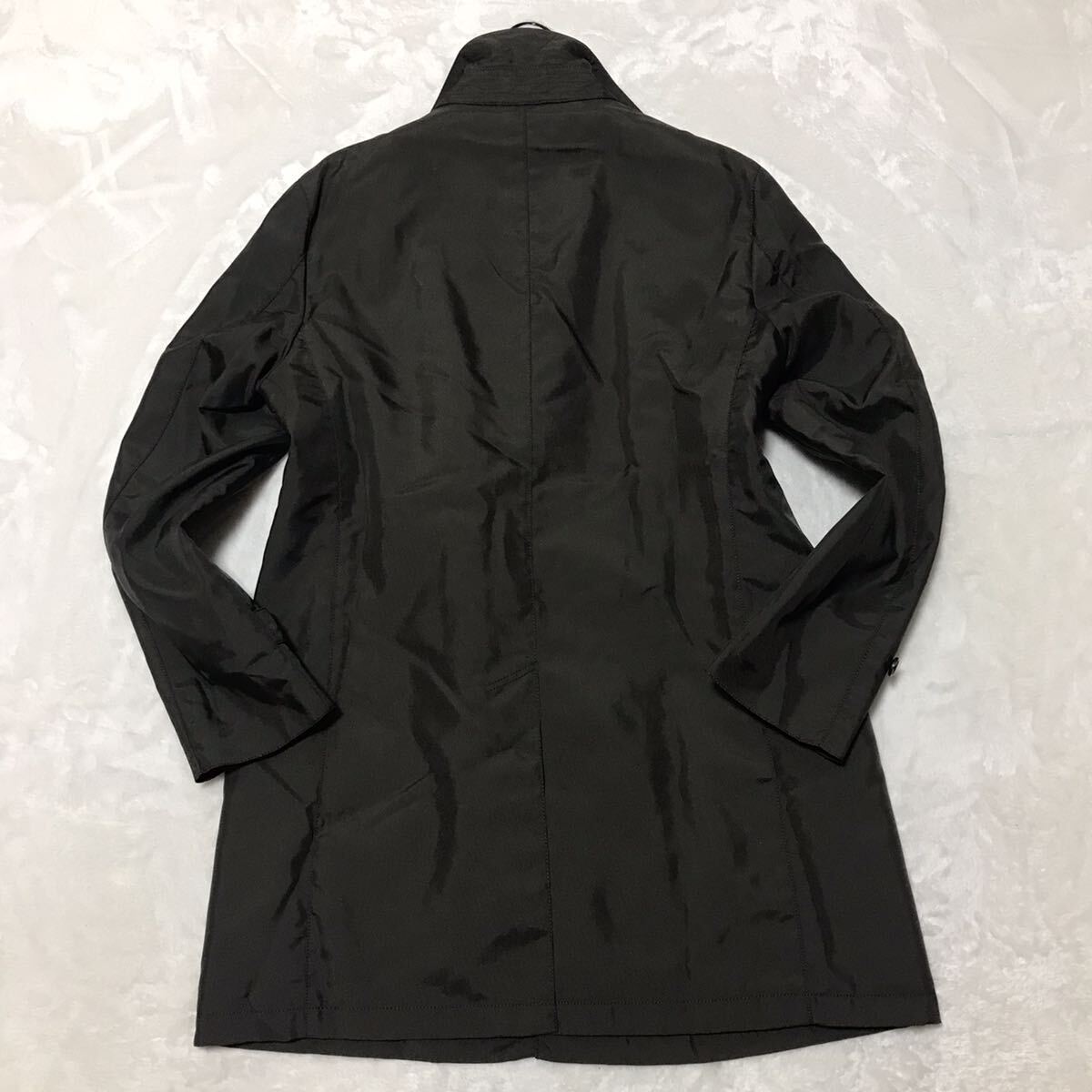  Macintosh firosofi-MACKINTOSH пальто с отложным воротником с хлопком стеганое полотно подкладка 42 Brown мужской внешний бизнес L