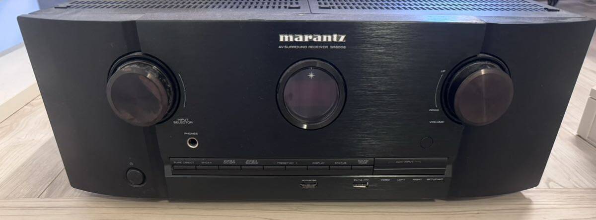 Marantz　ネットワークAVアンプ SR6008　本体・リモコン・付属マイク
