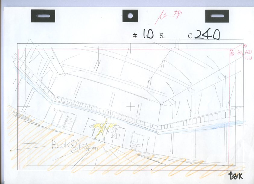 Zセル画 直筆レイアウト・ハイスクールD×D 10枚セット其の10の画像5