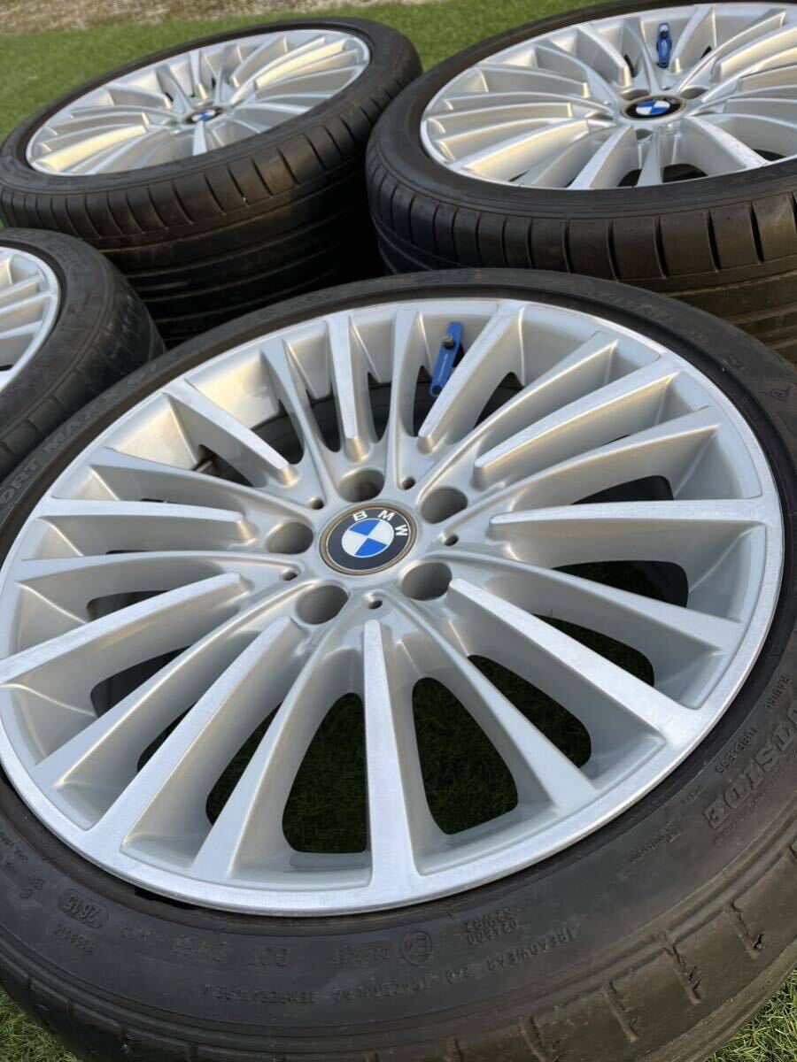 傷無 BMW 純正 19in 8.5J +33/9J +44 PCD120 F10 F11/DUNLOP ダンロップ 2 3 4 5 6 7 シリーズ X3X4X5 M2M3M4M5 F06 F12 F13 BBS RAYS WORKの画像6