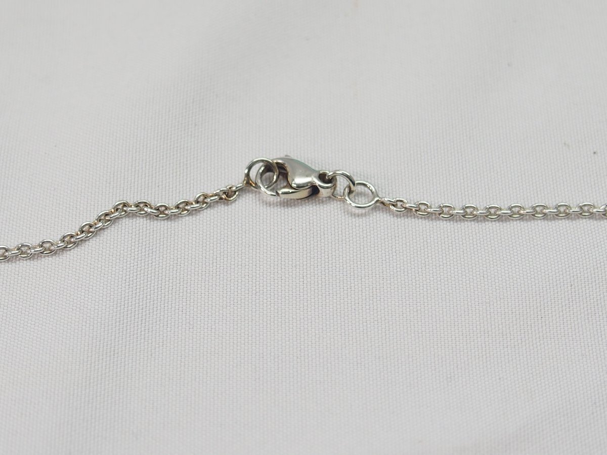 定番のお歳暮&冬ギフトの商品をすべ 488 TIFFANY&Co. サークル 3連 シルバーネックレス ティファニー シルバー