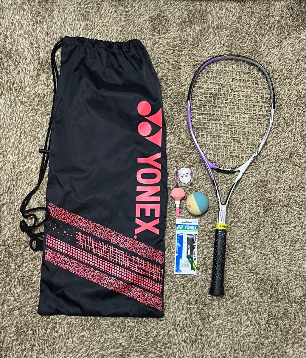 ソフトテニス YONEX テニスラケット ラケット ケース付 ヘッド HEAD ソフトテニスラケット 初心者用 軟式ボール