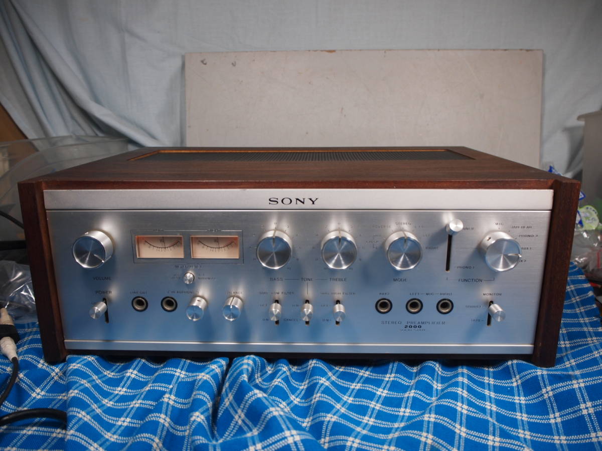 26520円 SONY 激安 プリーアンプ TA-2000 完動品 【3ヶ月保証 26520円 SONY 激安 プリーアンプ TA-2000 完動品 【3ヶ月保証