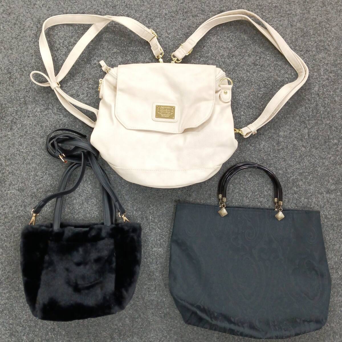 ＃1139B【お買い得　女性用バッグ14品おまとめ　ハンドバッグ　ショルダーバック　セカンドバッグ等々louisferaud　yukikokimijima prego】_画像6