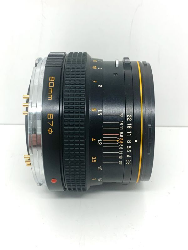 【ZENZA BRONICA /ゼンザブロニカ】1：2.8 80mm 中判 カメラ レンズ　ZENZANON-S　動作未確認現状品_画像5