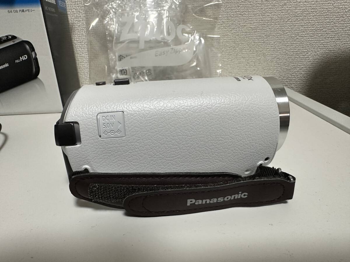 【中古品】Panasonic パナソニック ビデオカメラ HC-W590MS-W ホワイトの画像4