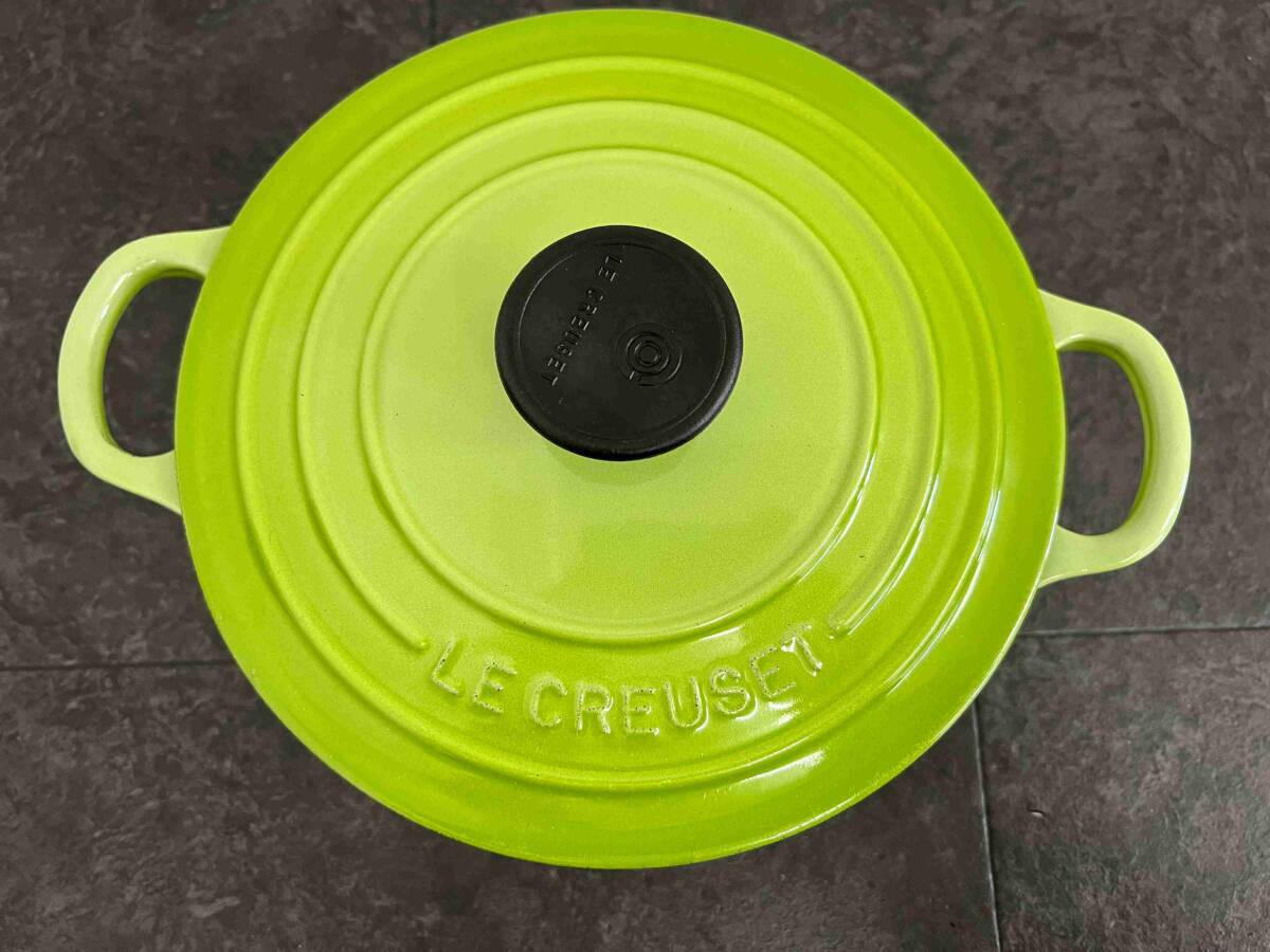 W5014　LE　CREUSET　両手鍋　１８ｃｍ　フランス製_画像5