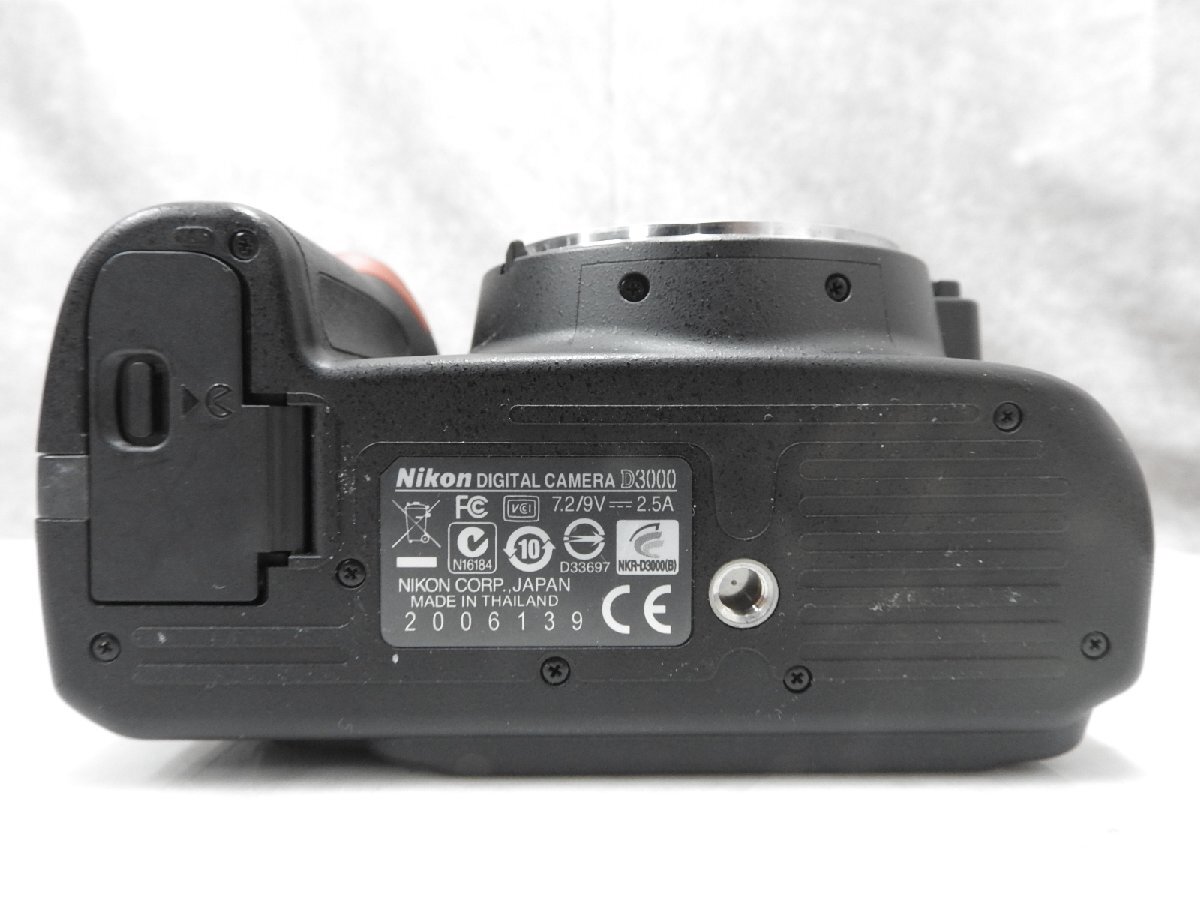 〇【神殿店】Nikon ニコン D3000 ボディ 一眼レフ デジタルカメラ 　〇ジャンク〇_画像8
