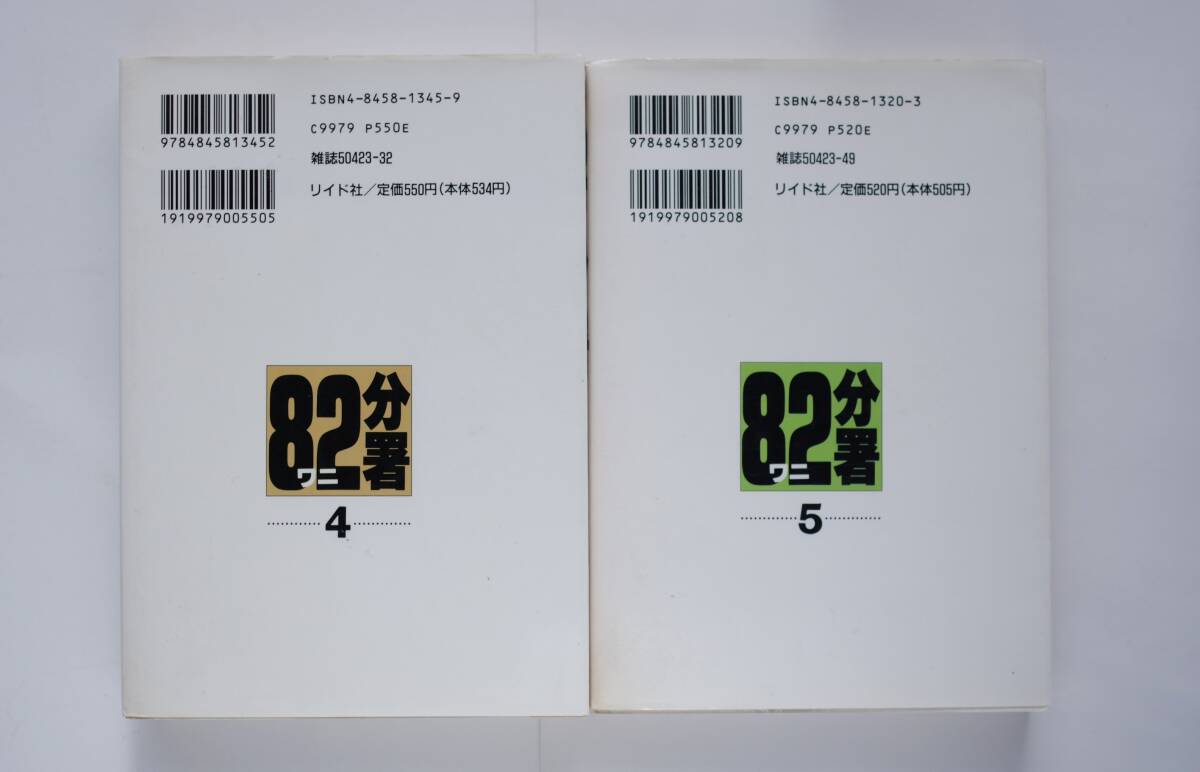 ◆ 篠原とおる 「82ワニ分署」　１～5巻　5冊_画像6