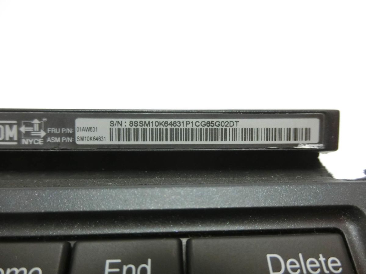 Lenovo Thinkpad X1 Tablet 2 Thin Keyboard Gen 2 TP00082K3 ブラック 日本語 キーボード 送料無料／YJ240318001_画像5