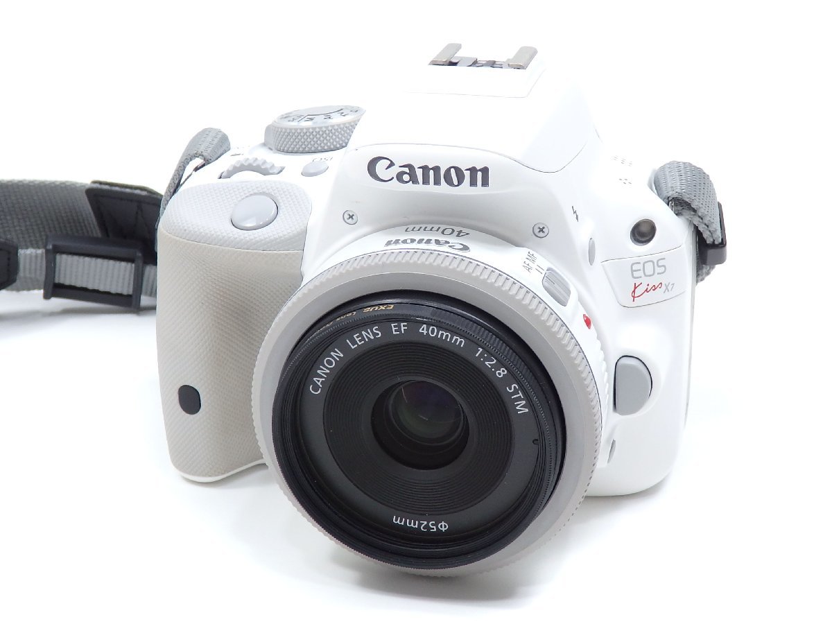 【中古】 キャノン Cannon キヤノン EOS Kiss X7 ホワイト 白 デジタル一眼レフカメラ 9122B002_画像2