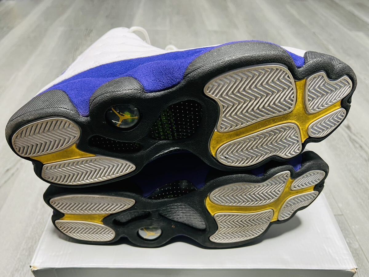 NIKE ナイキ AIR JORDAN 13 RETRO LAKERS エアジョーダン 13 レトロ レイカーズ 414571-105 SIZE:29.0cm_画像9