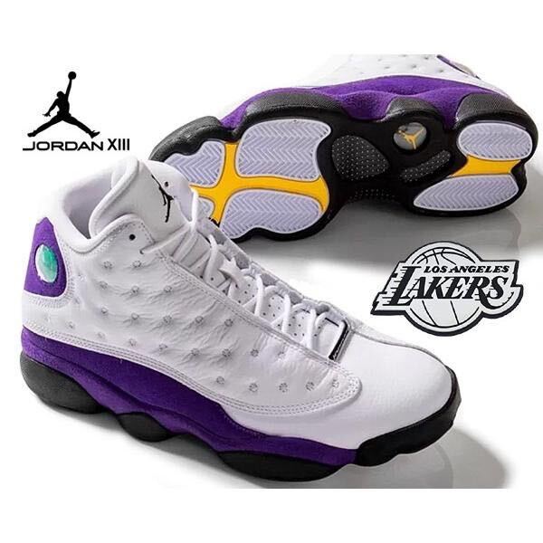 NIKE ナイキ AIR JORDAN 13 RETRO LAKERS エアジョーダン 13 レトロ レイカーズ 414571-105 SIZE:29.0cm_画像1