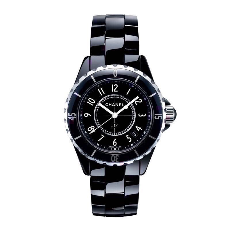 正規品】CHANEL シャネル J12 黒セラミック H0682 レディース 正規品】CHANEL シャネル J12 黒セラミック H0682 レディース