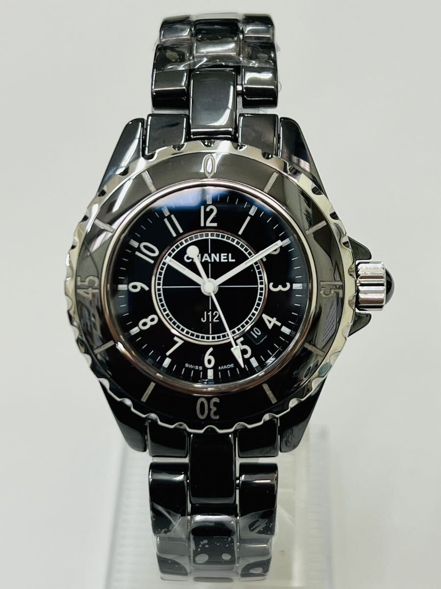 正規品】CHANEL シャネル J12 黒セラミック H0682 レディース 正規品】CHANEL シャネル J12 黒セラミック H0682 レディース