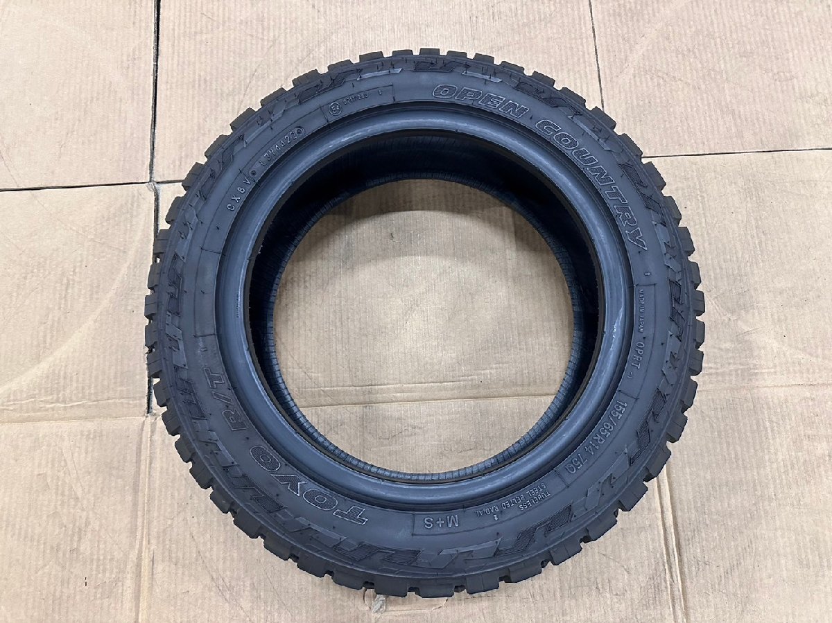 155/65R14　1本 TOYO　トーヨータイヤ　OPEN COUNTRY(オープンカントリー) R/T 　【本数限定】【タイヤのみ】特価品　14インチ_画像1