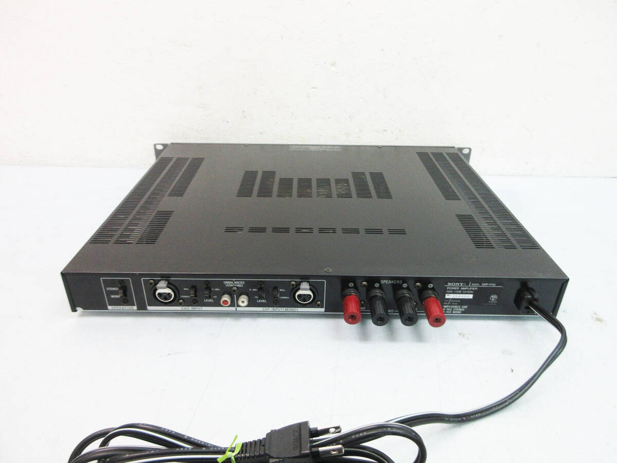 SH5535【パワーアンプ】SONY SRP-P50★POWER AMPLIFIER★ソニー アンプ★ビンテージ オーディオ機器★動作品★_画像6