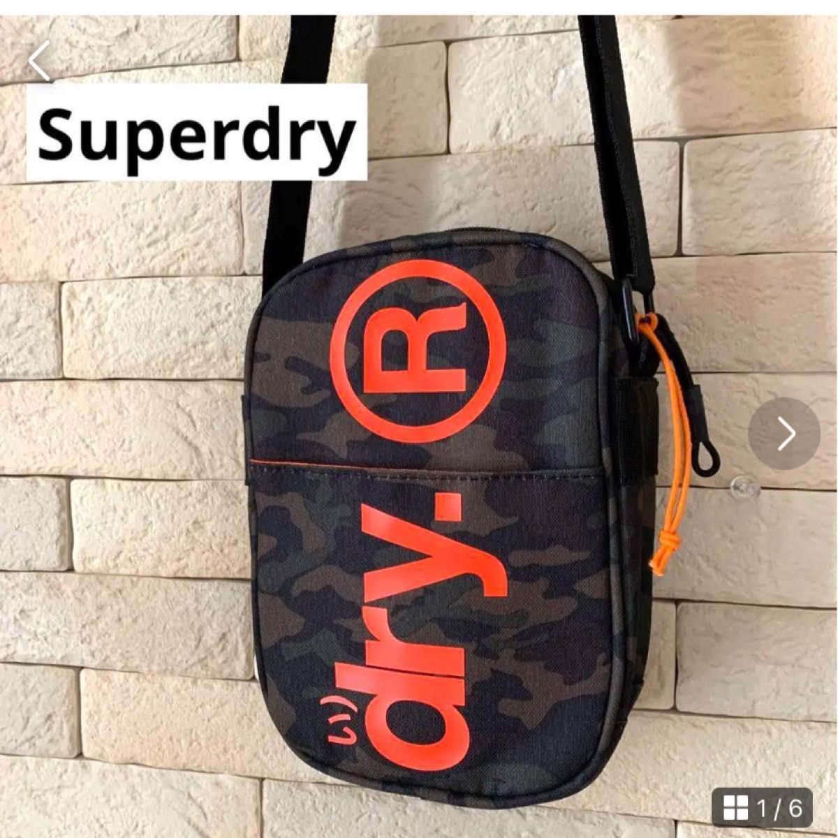 Superdry 極度乾燥(しなさい) ショルダーバッグ 迷彩色