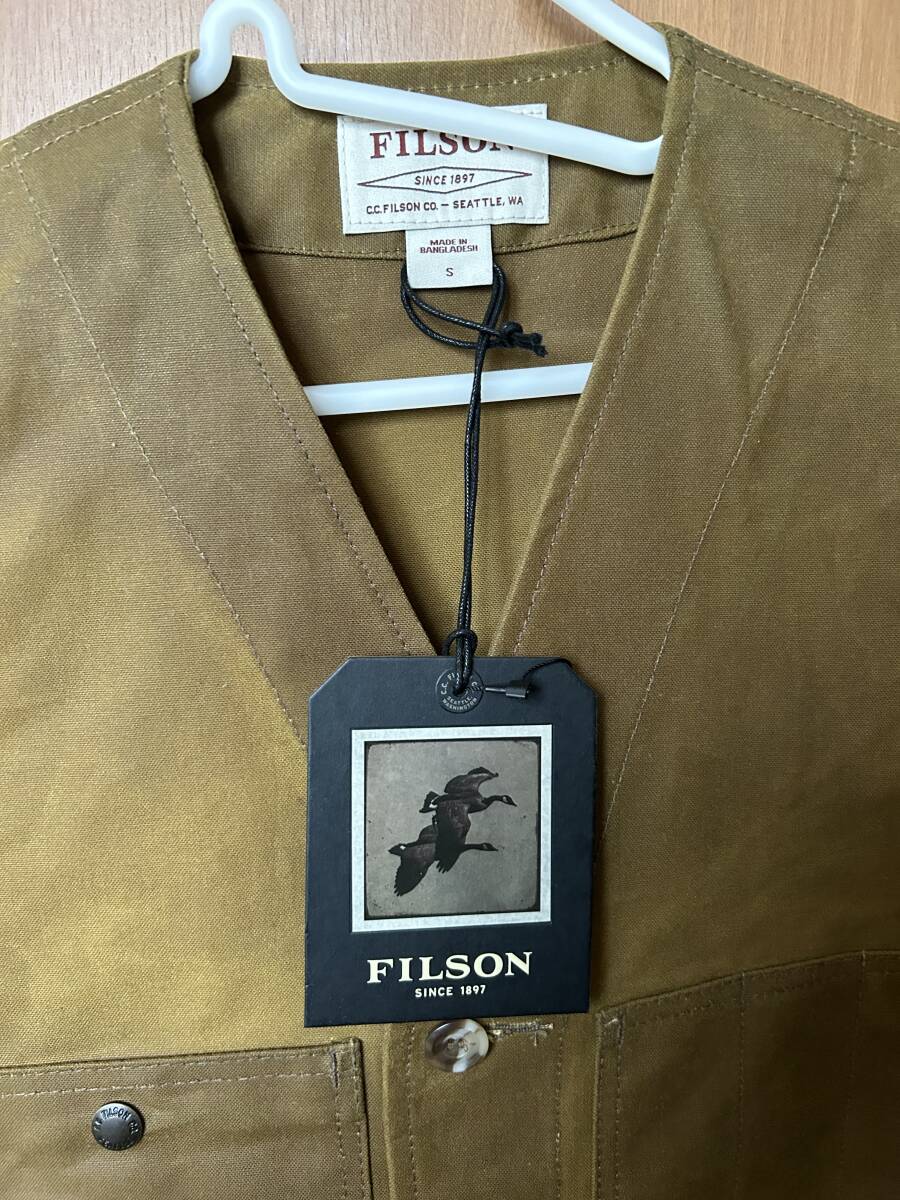 格安フィルソンFILSON【US限定商品】OIL TIN CLOTH VEST / オイル ティンクロス ベスト Sサイズ の画像4