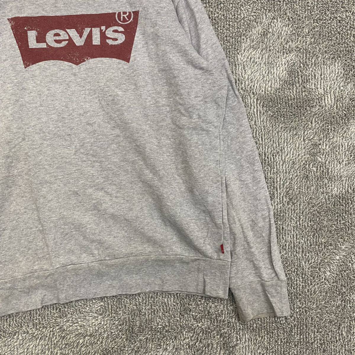 Levi's リーバイス スウェット トレーナー サイズM グレー 灰色 メンズ トップス 最落なし （P16）_画像5