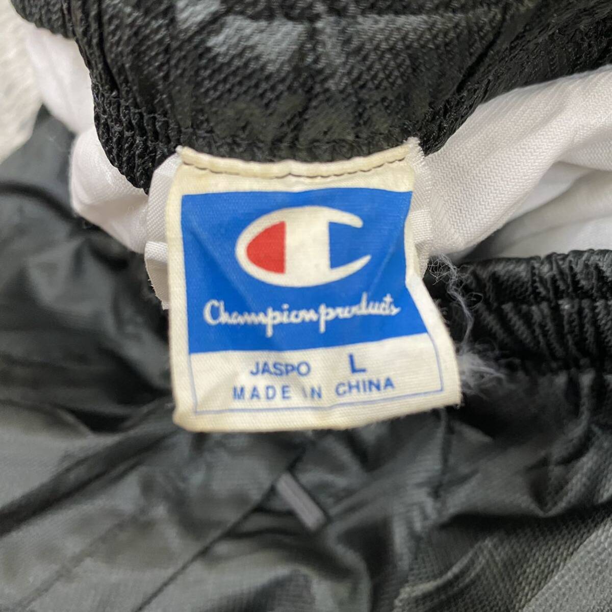 Champion チャンピオン ナイロンパンツ シャカパン シャカシャカ サイズL ブラック 黒 メンズ ボトムス 最落なし （U17）の画像5