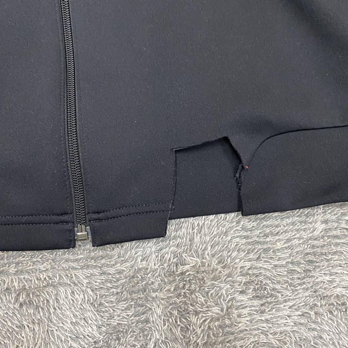 adidas アディダス トラックジャケット ジャージ サイズL ブラック 黒 メンズ トップス 最落なし （A18）_画像8