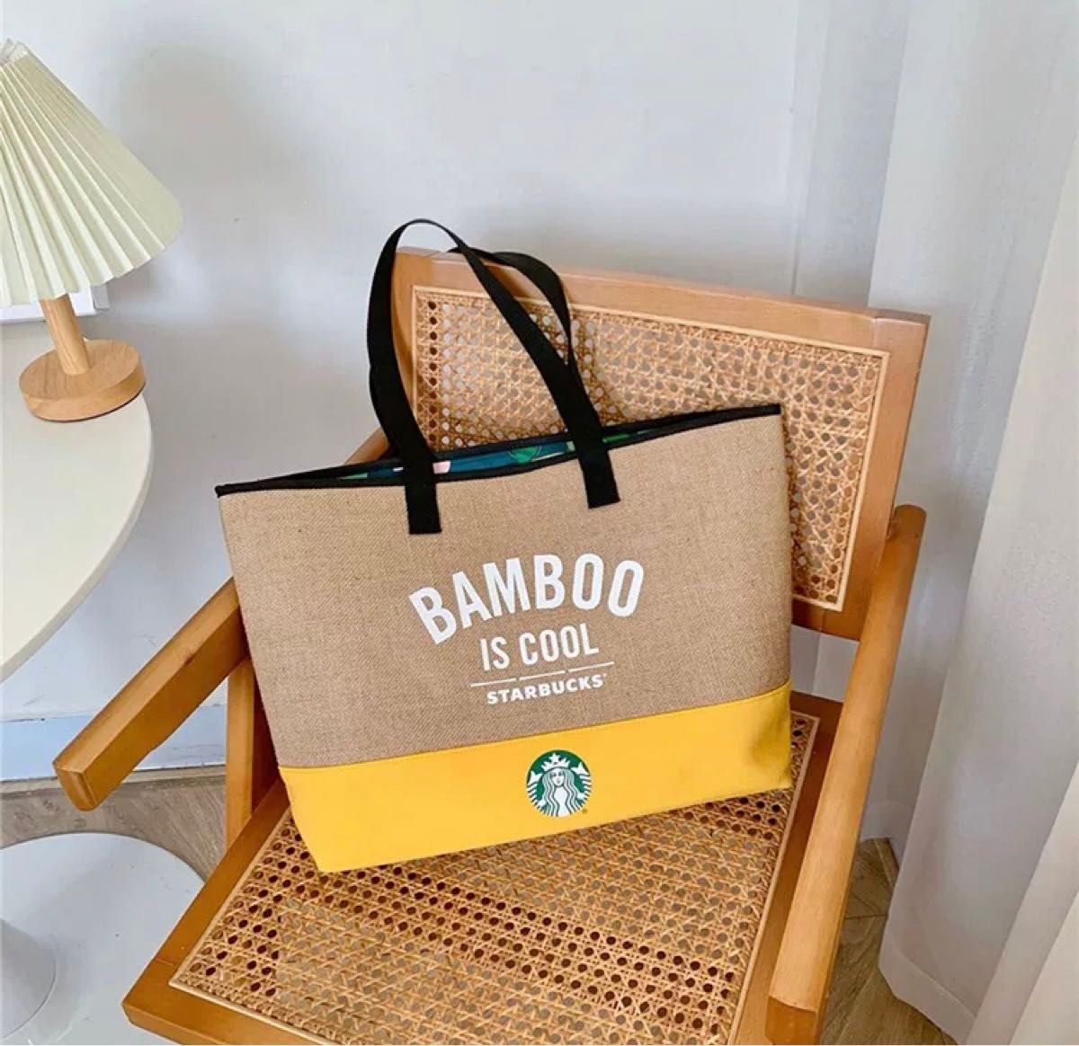 トートバッグ　BAMBOO スターバックス STARBUCKS 海外限定品　新品未使用未開封