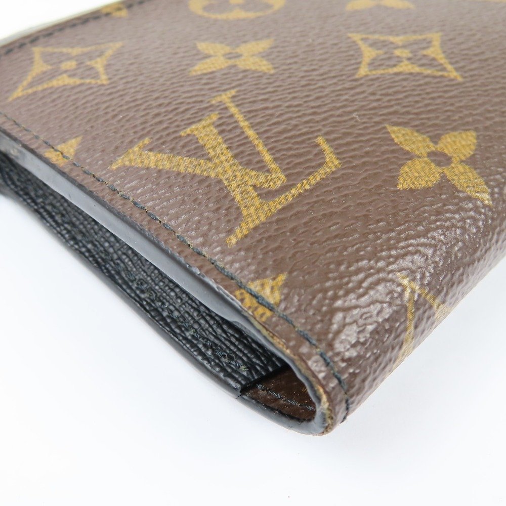 69878★1円スタート★LOUIS VUITTON ルイヴィトン 極美品 ジッピードラゴンヌ L字ファスナー モノグラムマカサー 長財布 PVC ブラウン_画像4