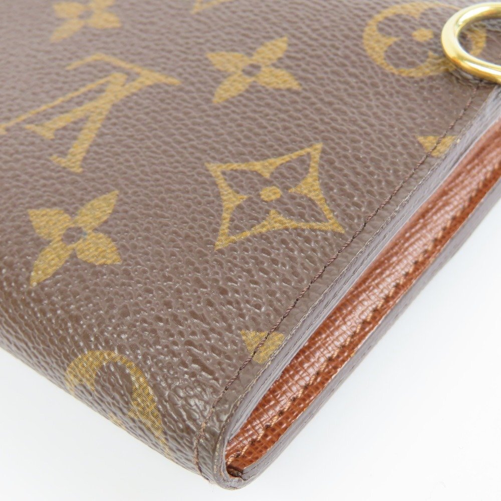 78356LOUIS VUITTON ルイヴィトン 外極美品 アストリッド モノグラム M61781 長財布 PVC ブラウン_画像5