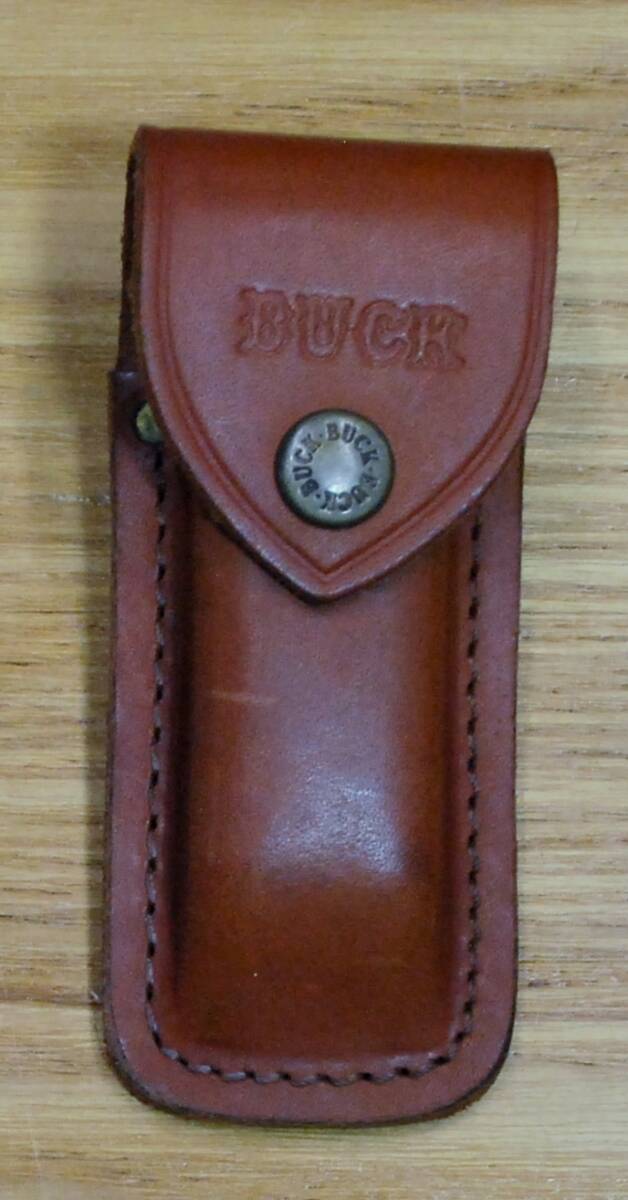 BUCK 112用ナイフポーチ・　茶色革