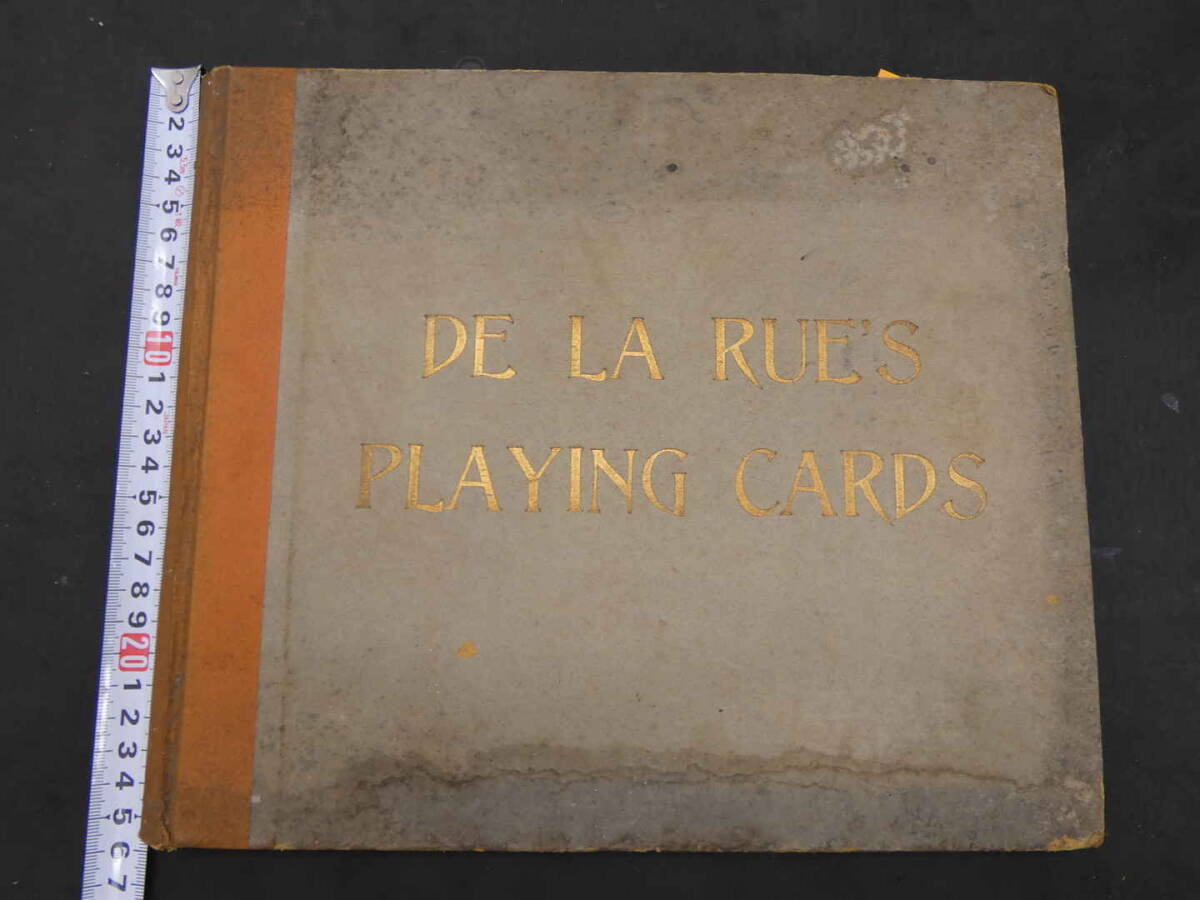 (THOMAS) DE LA RUE'S PLAYING CARDS　1924-1925年　トランプカード見本帳　イギリス製　古文書