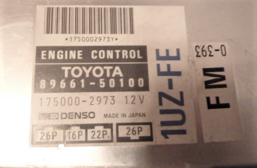  Celsior 10 UCF11 UCF10 engine computer -ECU 89661-50100 previous term 1UZFE A|T rare *