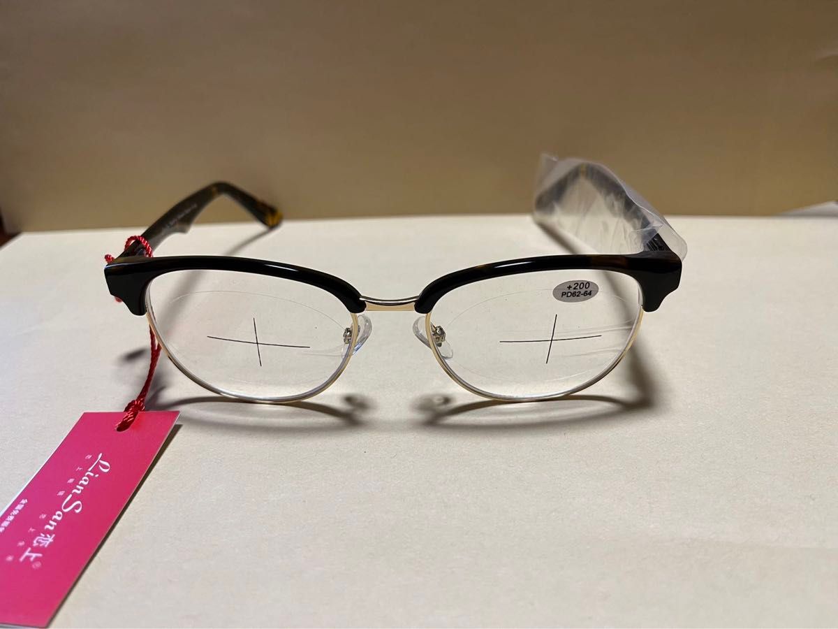 Liansanブランドの＋3.0 老眼鏡・シニアグラス メガネ 眼鏡 ブラッウン