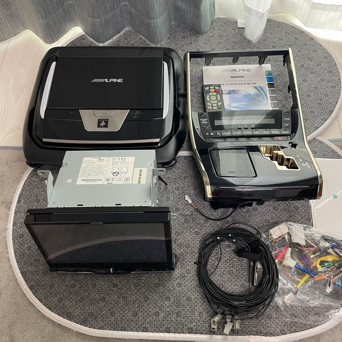 アルパイン BIG Xナビ EX10 フリップダウンPCH-RM4500 ゴールド アルパイン BIG Xナビ EX10 フリップダウンPCH-RM4500 ゴールド