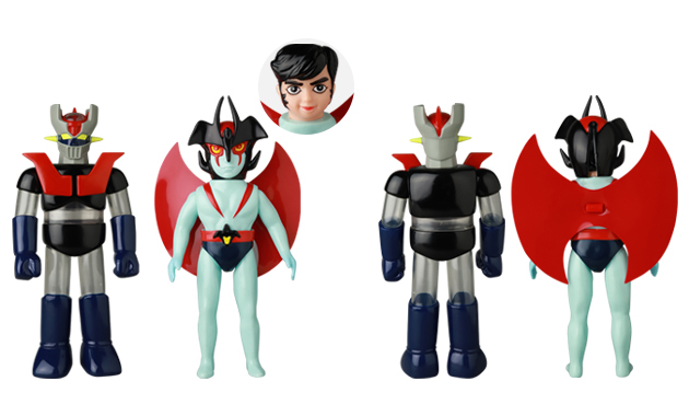  new goods #MEDICOM TOY sofvi [ Mazinger Z* Devilman 2 body set ]meti com toy surface taking figure # higashi . retro sofvi 