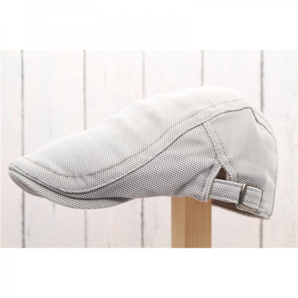 ハンチング帽子 シンプル カジュアル 柔らかい メッシュ帽子 キャップ 56cm~60cm メンズ ・レディース GY HC72-4の画像8