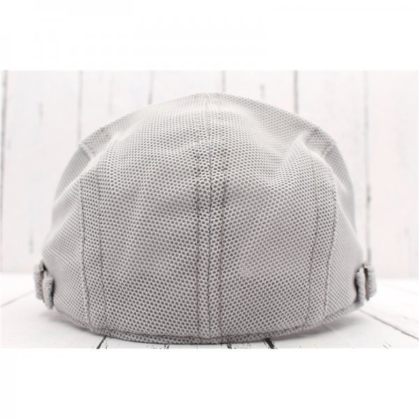 ハンチング帽子 シンプル カジュアル 柔らかい メッシュ帽子 キャップ 56cm~60cm メンズ ・レディース GY HC72-4の画像3