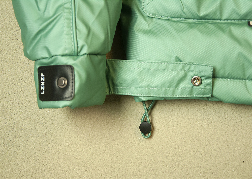 NFY351-2XL　メンズ 厚手アウターフード　防風防寒　高品質ダウンジャケット ヨーロッパ発売 　ショートコート　緑_画像6