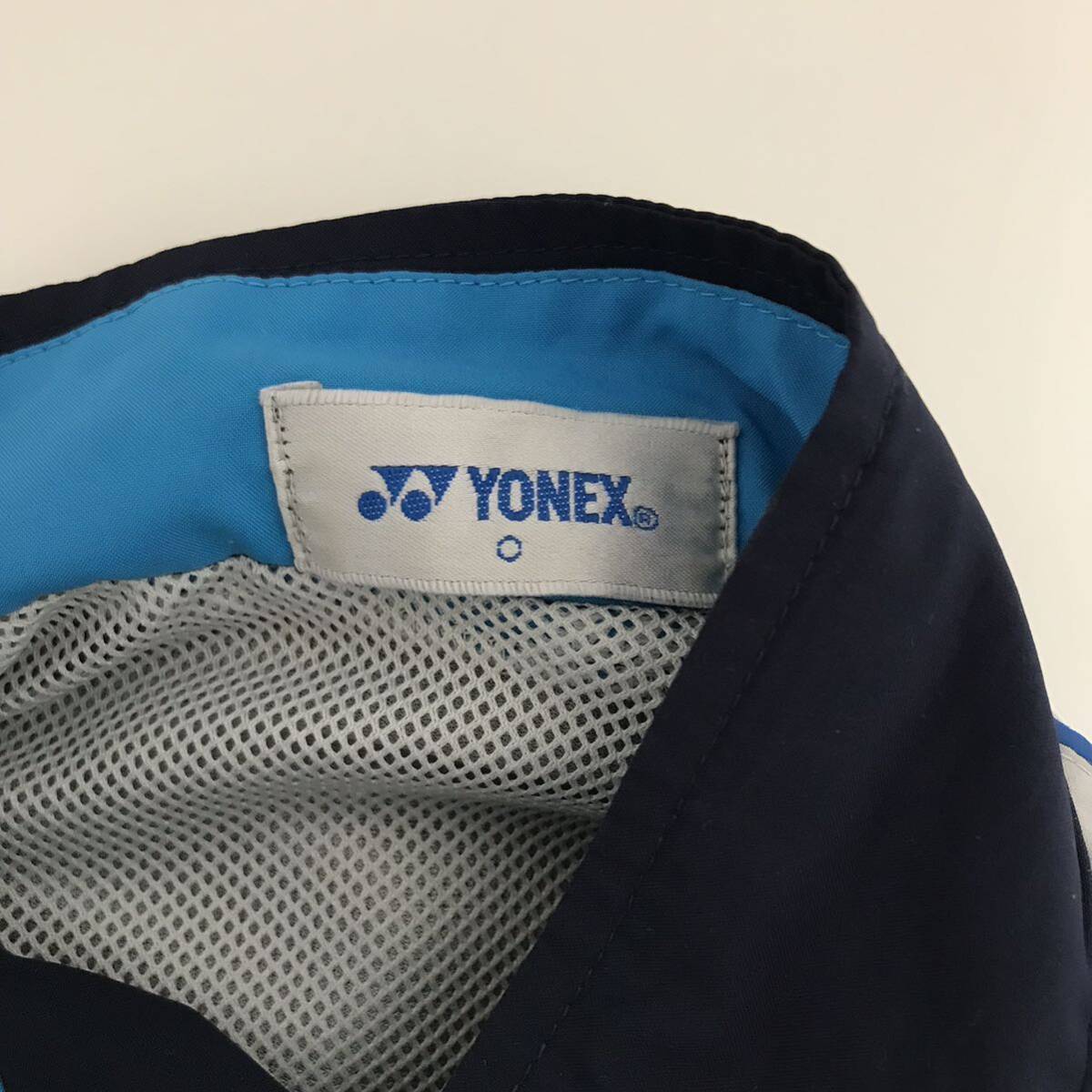 YONEX/ヨネックス☆ウインドブレーカー☆裏地メッシュ/ジャケット/ジャージ/バドミントン/ネイビー/大きめサイズ/O_画像7