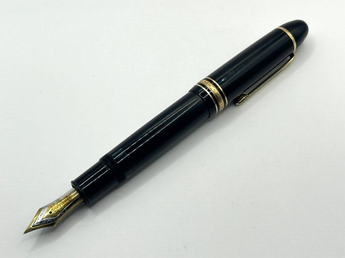 1325　MONTBLANC　モンブラン　万年筆　MEISTERSTUCK　マイスターシュテュック　No.149　ペン先 4810 18C 750　ネーム入り_画像10