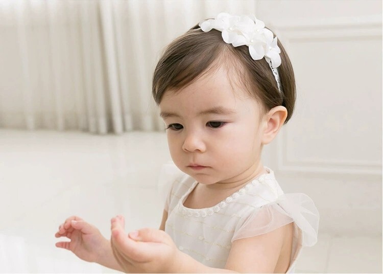  wedding Katyusha child baby ribbon presentation Korea gift hair band baby hair accessory celebration of a birth head band hair ornament presentation 