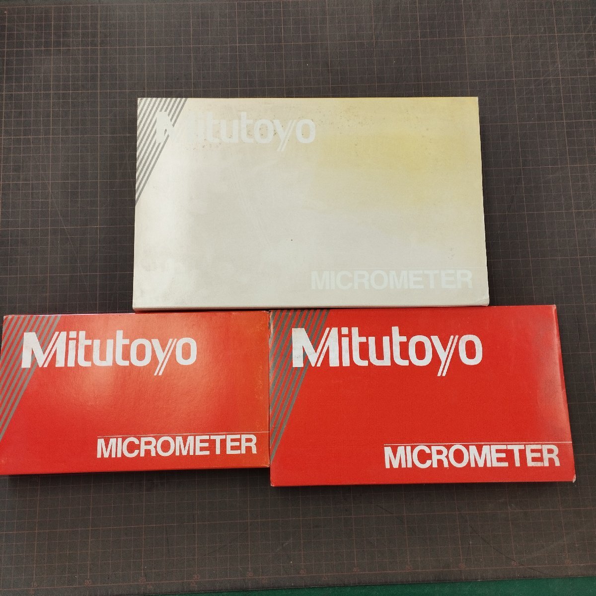 [S727]mitsutoyo micro meter OM-125(103-141) OM-150(103-142) OM-175(103-143) storage goods summarize 