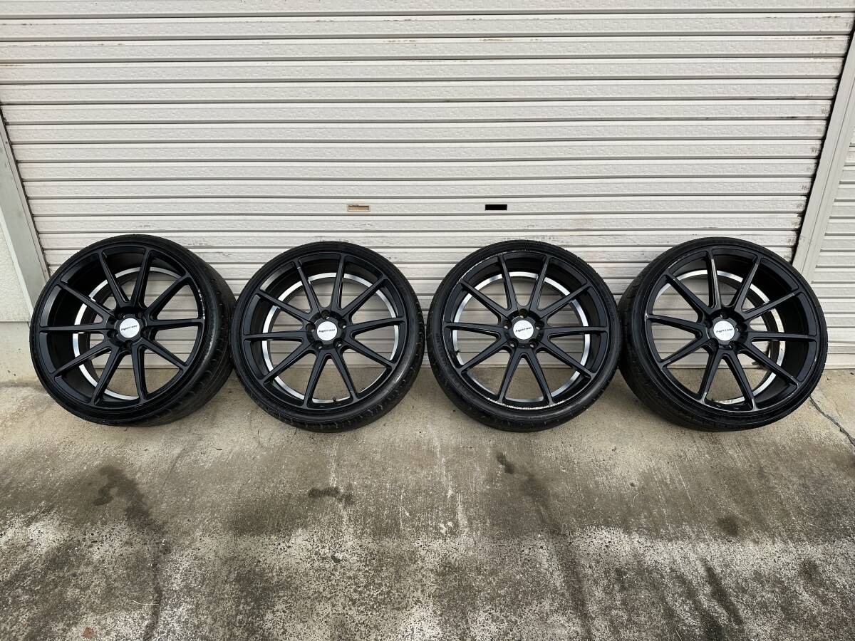 Hyperion ハイペリオン 20インチ 225/35ZR20 タイヤホイール 20X9.5J +42 20X8.5 +35 PCD114.3 5穴 4本セット。。_画像1